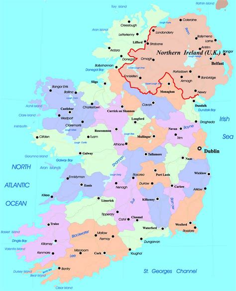 ireland major cities